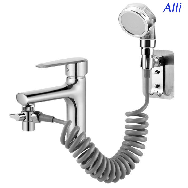 Vòi Hoa Sen Cầm Tay Dạng Lò Xo Thu Gọn Linh Hoạt Màu Đen/Xám/Xám/Đen