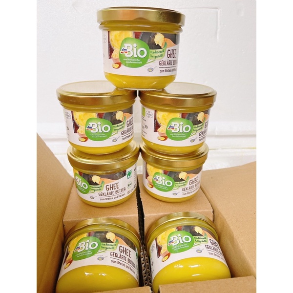 Bơ ghee hữu cơ Đức DM Bio 180g