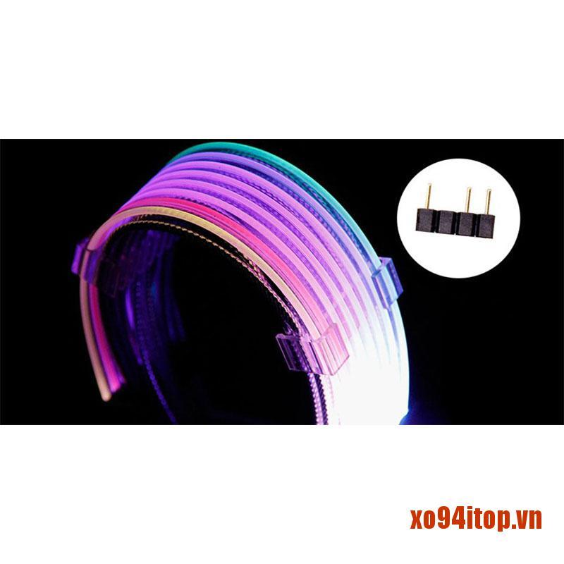 XOTOP 8p (6+2) RGB Row Phantom Color Light-Emitting Chassis Adapter Extension
