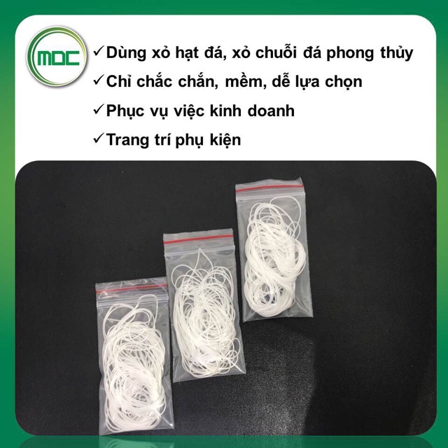 Mộc - Combo 10 mét dây chỉ chun để xâu chuỗi đá , vòng tay siêu rẻ