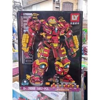 Lắp ghép Hulkbuster Twin Sword 76068 Robot Marvel Superheroes Ironman người sắt to khổng lồ 1452 mảnh