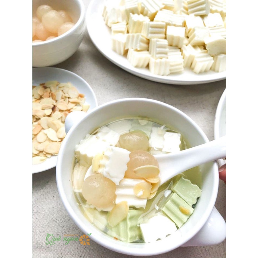 Set Nguyên Liệu Chè Khúc Bạch 25 Chén Thơm Ngon Bổ Dưỡng NHALAM FOOD (Kèm Công Thức)