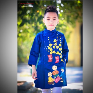 RẬP GIẤY (BẢN VẼ) THIẾT KẾ MAY ÁO DÀI BÉ TRAI (Size 0-12 tuổi)