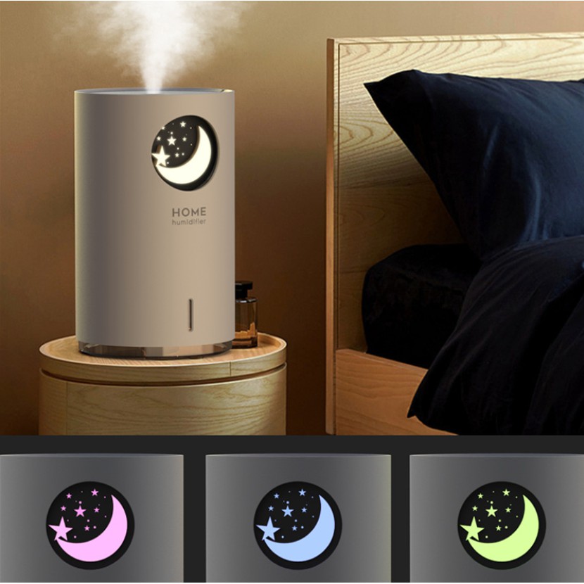 [Mã 254ELSALE giảm 7% đơn 300K] Máy phun sương Humidifier M107, dung tích 700ml