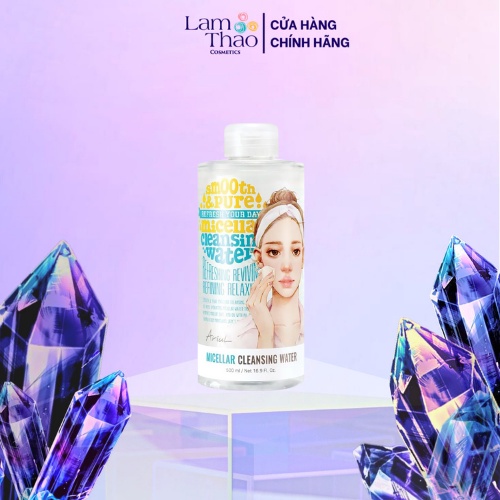 Nước Tẩy Trang Sạch Sâu Dưỡng Ẩm Ariul Smooth &amp; Pure Micellar Water