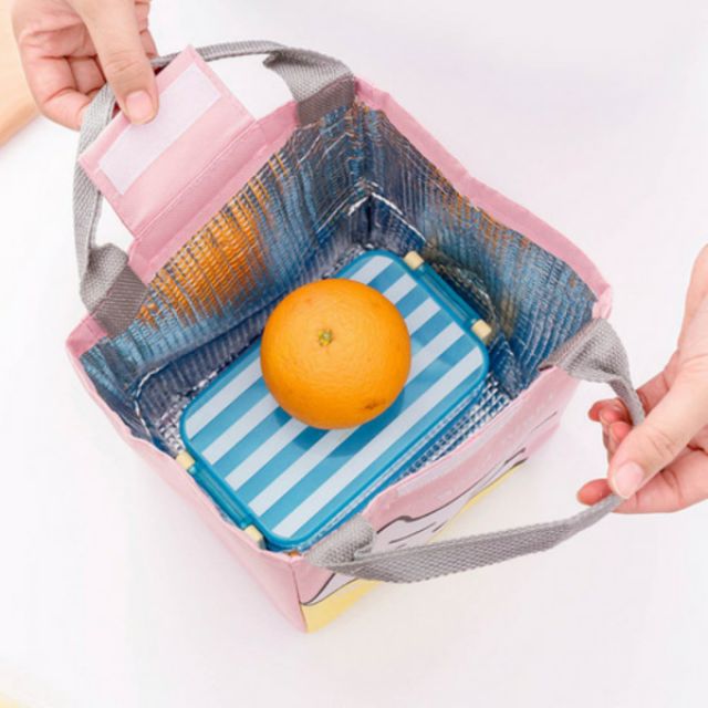 Túi đựng hộp cơm giữ nhiệt vải Oxford hình thú cưng, dùng để đựng thức ăn, cơm, hoa quả, phù hợp cho dân văn phòng | WebRaoVat - webraovat.net.vn