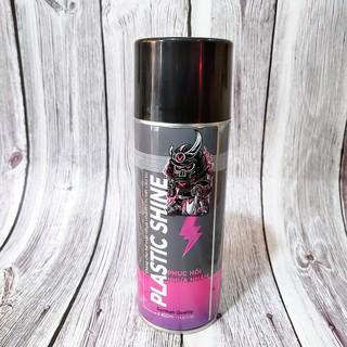 [SprayKing] Chai xịt Plastic Shine phục hồi nhựa đen, cao su tăng độ bóng 400ml