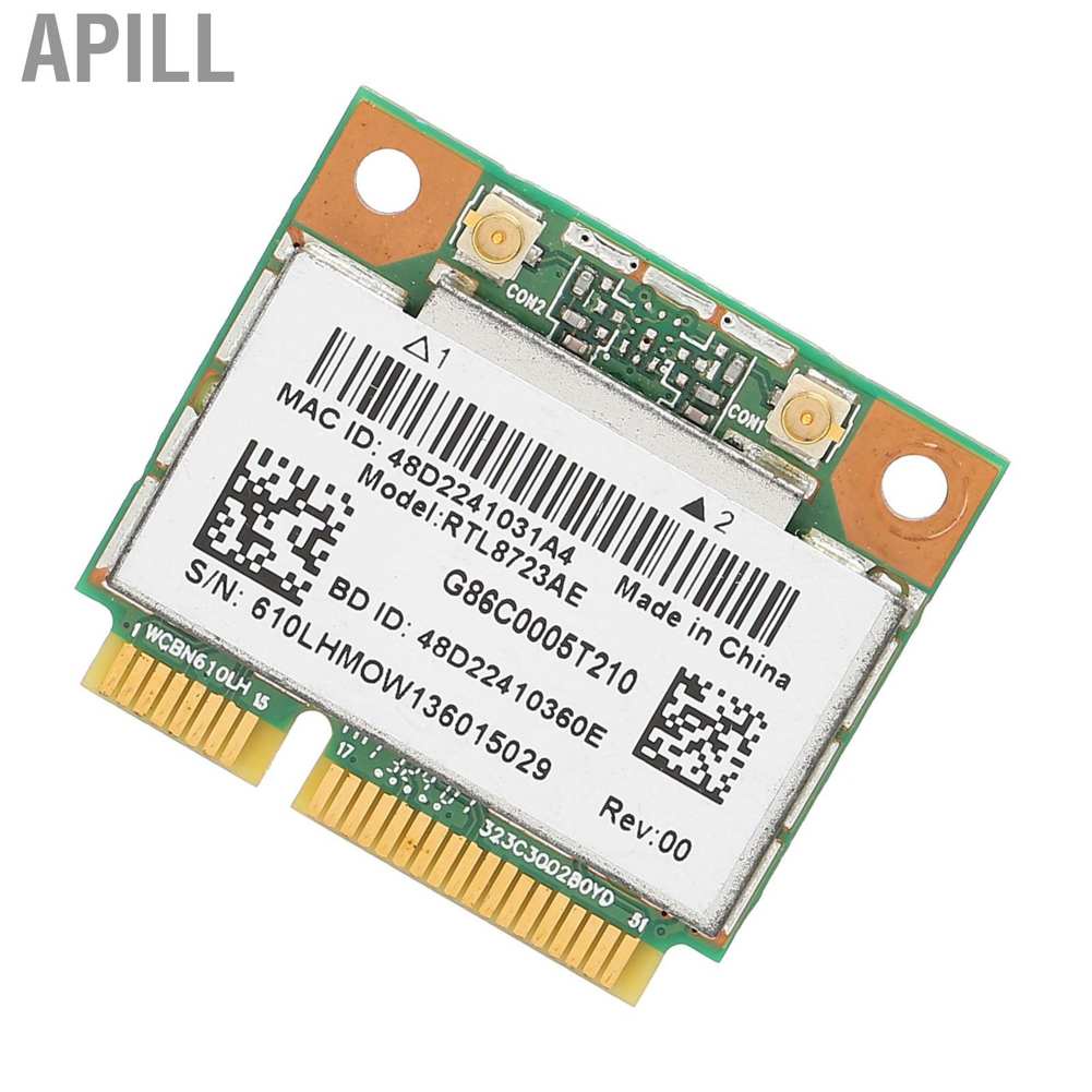 Thẻ Mạng Không Dây Apill Rtl8723Ae 300m + Bluetooth4.0 Half Mini Pci-E Wlan Wifi