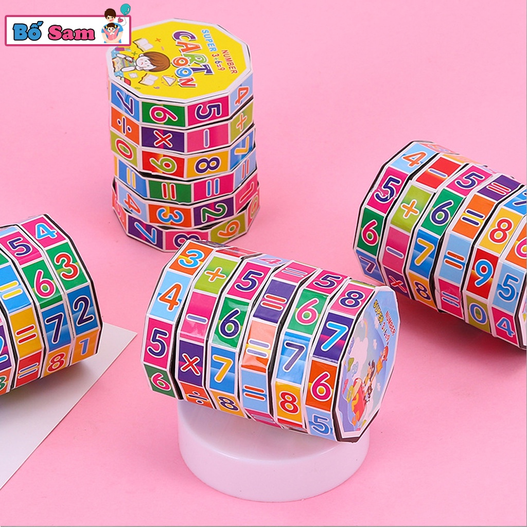 Đồ Chơi rubik toán học cho bé giải đố vừa chơi vừa học, phát triển tư duy logic Shop Bố Sam