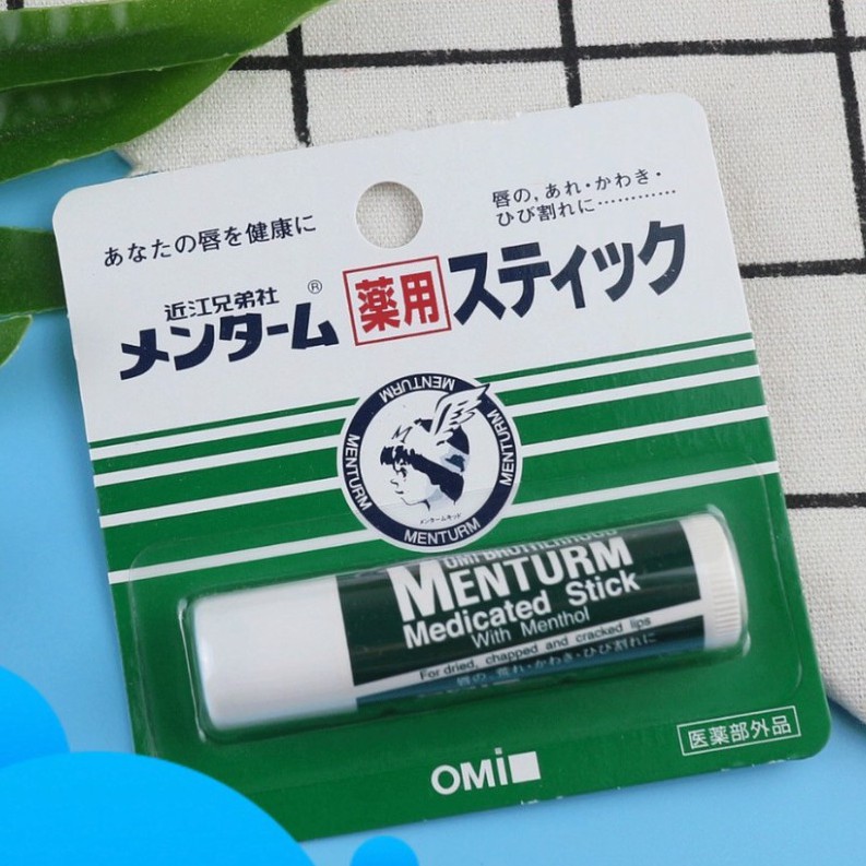 Son dưỡng môi Omi Menturm chống môi khô nứt nẻ | BigBuy360 - bigbuy360.vn
