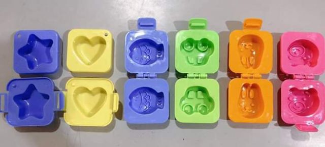 KHUÔN CƠM TẠO HÌNH NGỘ NGHĨNH CHO BÉ BỘ 6 CÁI - MIAN MART