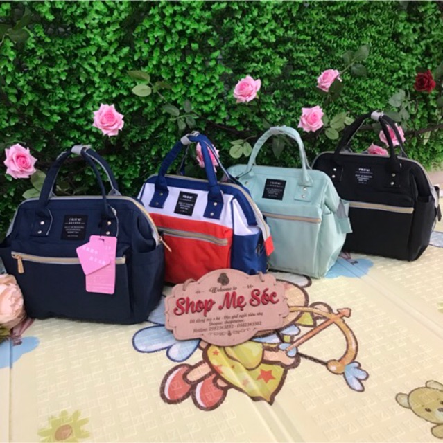 Túi xách, Balo bỉm sữa SKIDS Heine mini cho mẹ và bé