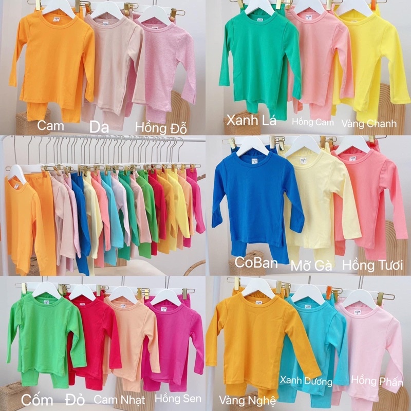 Set bộ trơn cho bé