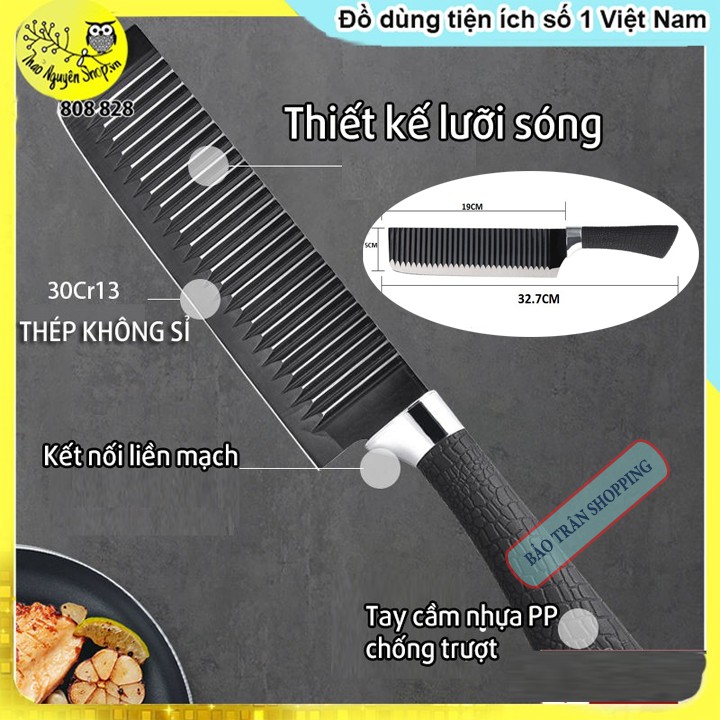 [COMBO 2 DAO SIÊU BÉN] 2 Dao siêu bén, chống dính tiện lợi cho mọi gian bếp - k02-03