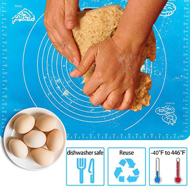 Thảm Nhào Bột Làm Bánh Bằng Silicone Chống Dính Tiện Dụng