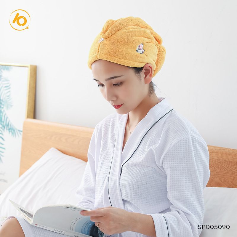 Khăn ủ tóc cotton mềm siêu thấm hút, khô tóc nhanh, quấn ủ hấp tóc SHOP10K - SP005090