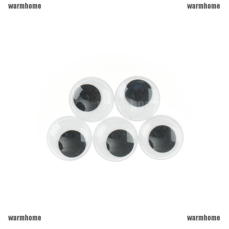 Set 100 MắT NhựA 6-15mm DáN Trang Trí BúP Bê Đồ Chơi