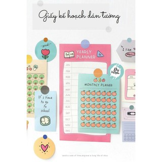 Giấy kế hoạch dán tường ver 2