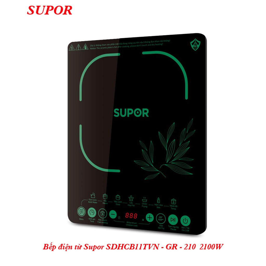 Bếp điện từ SUPOR SDHCB11TVN - GR - 210 2100W chính hãng