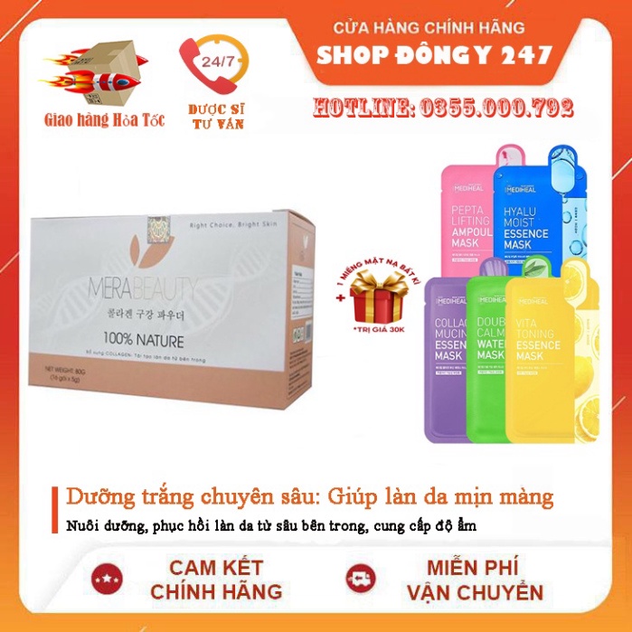 ✅ Bột Mera beauty 50 gói  [Chính Hãng]  [Freeship] ❤️ - Bổ Sung Collagen và Nội Tiết Tố Tự Nhiên