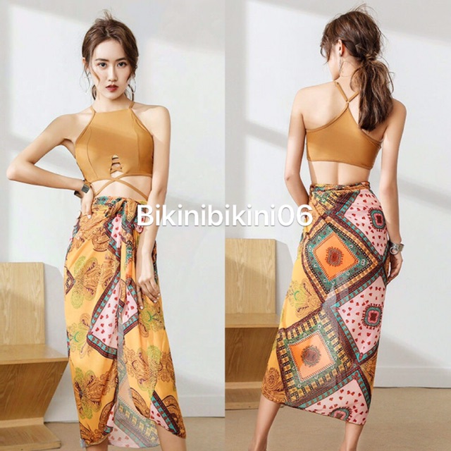 Đồ bơi đi biển, áo tắm có mút, bikini kèm khăn ( nhiều mẫu) Chất liệu thun co giãn 4 chiều | BigBuy360 - bigbuy360.vn