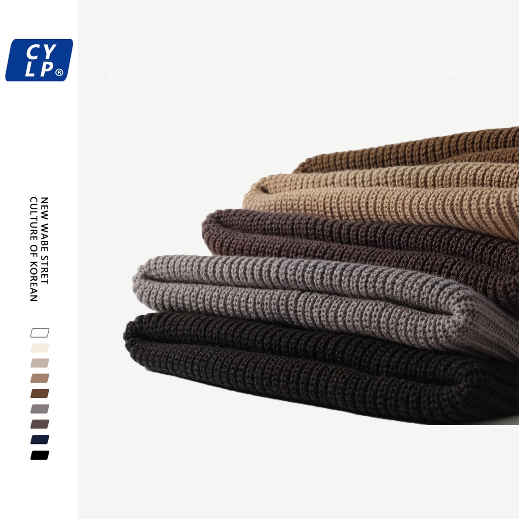 Mũ Len Dệt Kim In Chữ K Đơn Giản Bảo Vệ Tai Thời Trang Mùa Đông Phong Cách Hàn Quốc Cho Nam Và Nữ