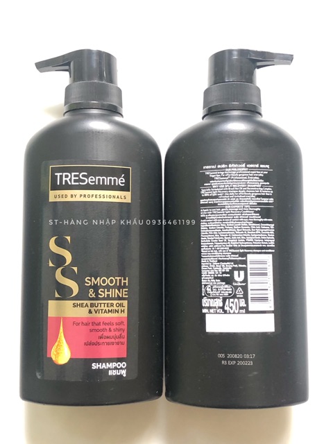 dầu gội + dầu xả chăm soc tóc Tresemme nhập khẩu Thái lan