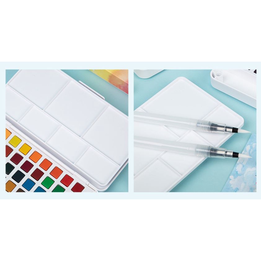 Hộp màu phấn nước GPT10401, GPT10402, GPT10403, GPT10404, GPT10405- 12,18,24,36,48 màu