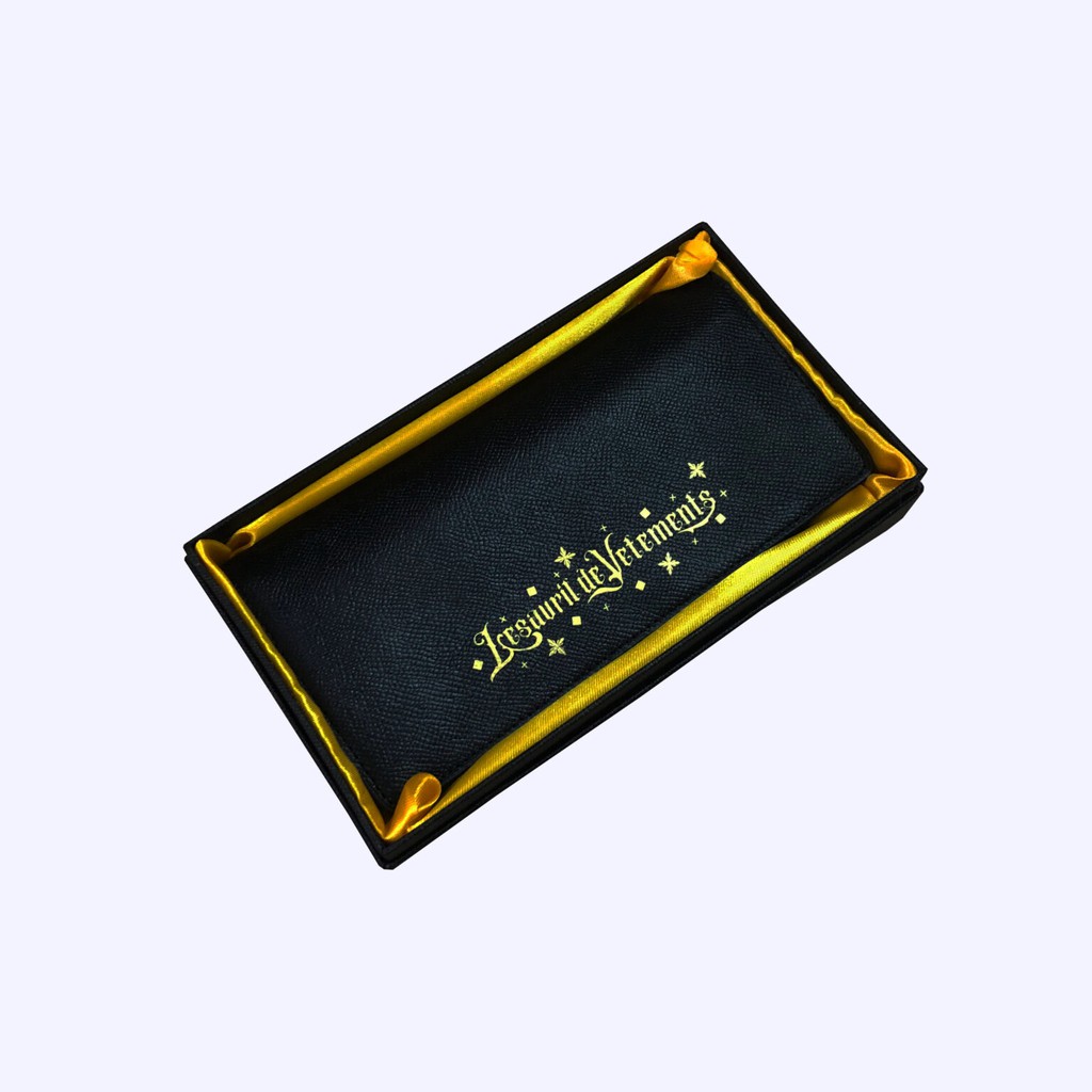 Black Twinkle Long Wallet