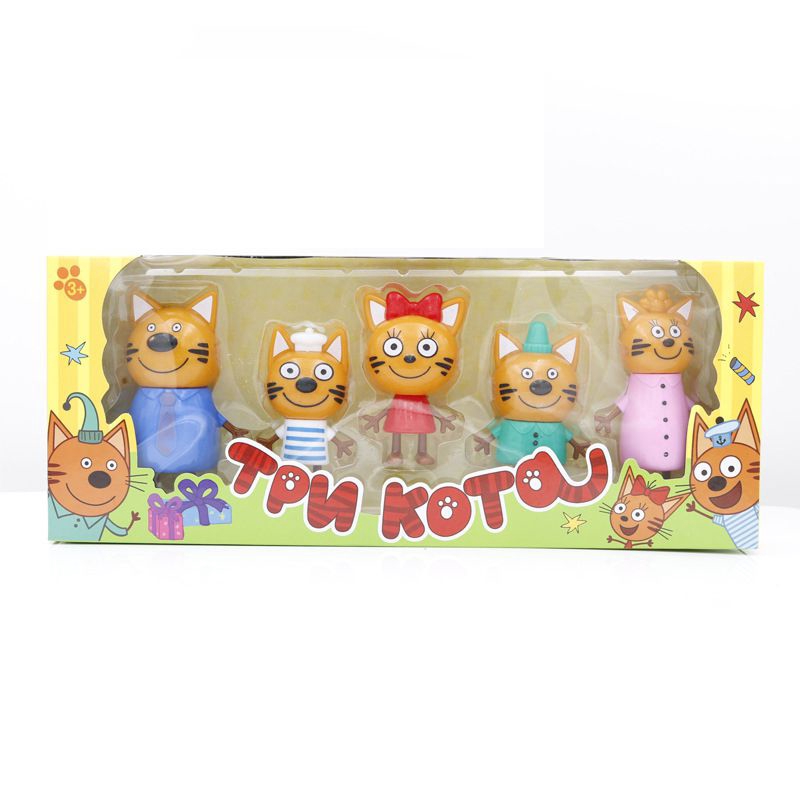 Set 5 Mô Hình Đồ Chơi Mèo Trong Phim Hoạt Hình Nga