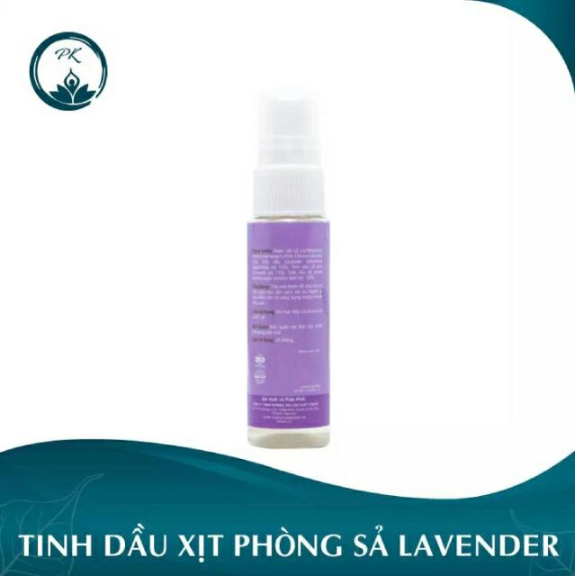 TINH DẦU XỊT PHÒNG SẢ LAVENDER KHỬ MÙI, DIỆT KHUẨN, ĐUỔI MUỖI 30ml