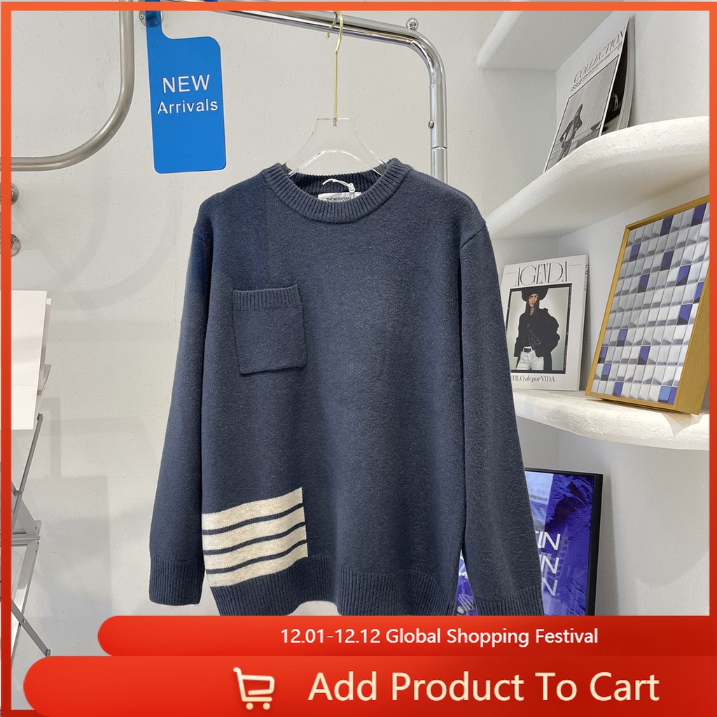 Áo khoác cardigan Thom Browne 2021FW kiểu dáng đơn giản thời trang dành cho nữ