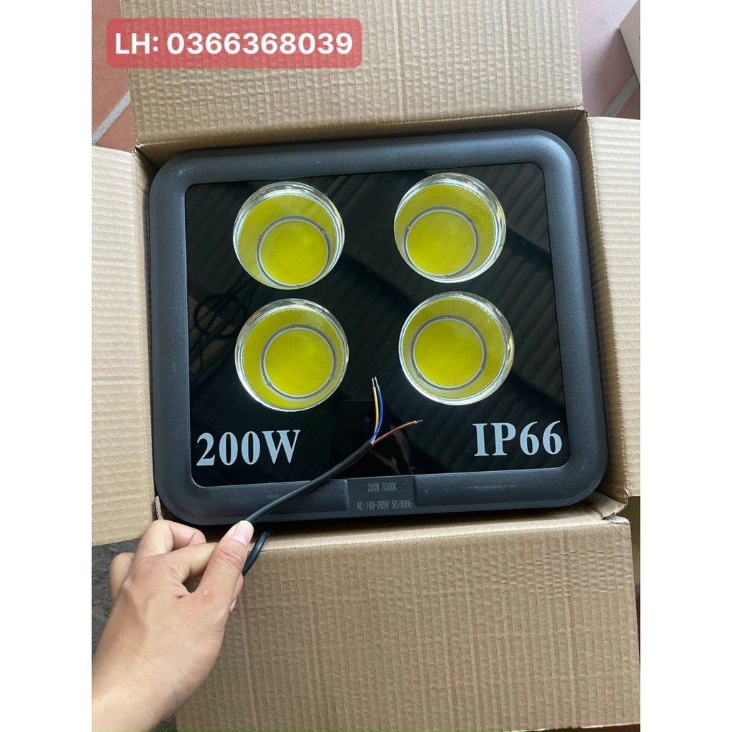 Đèn led pha cốc 200w, 300w, 400w, 500w, 600w  IP66 ngoài trời siêu sáng BS