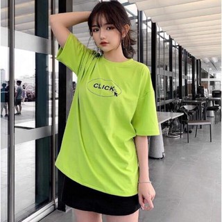 áo thun tay lỡ nam nữ xanh dạ nõn chuối mũi tên click By25