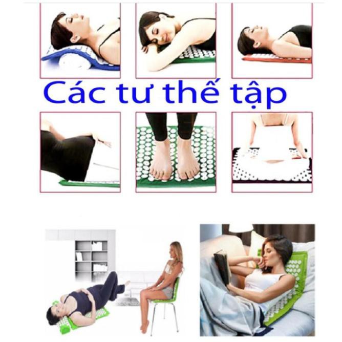 Thảm massage châm cứu toàn thân tặng kèm túi đựng - Bộ đệm bấm huyệt