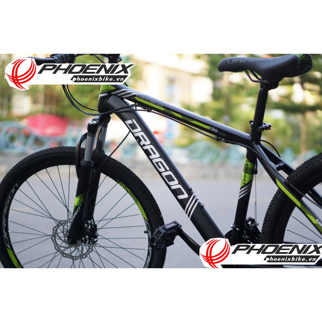 Xe đạp địa hình khung nhôm DRAGON 2022 siêu rẻ
