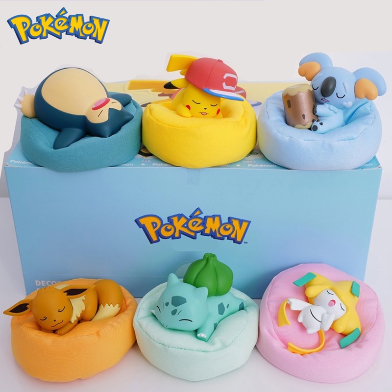 2023 Pokemon Figures Toys Pokemon Sleep Pikachu Pokemon Ornaments Tide Starry Dream Series Figures Dolls Cartoon Brand Birthday Gift