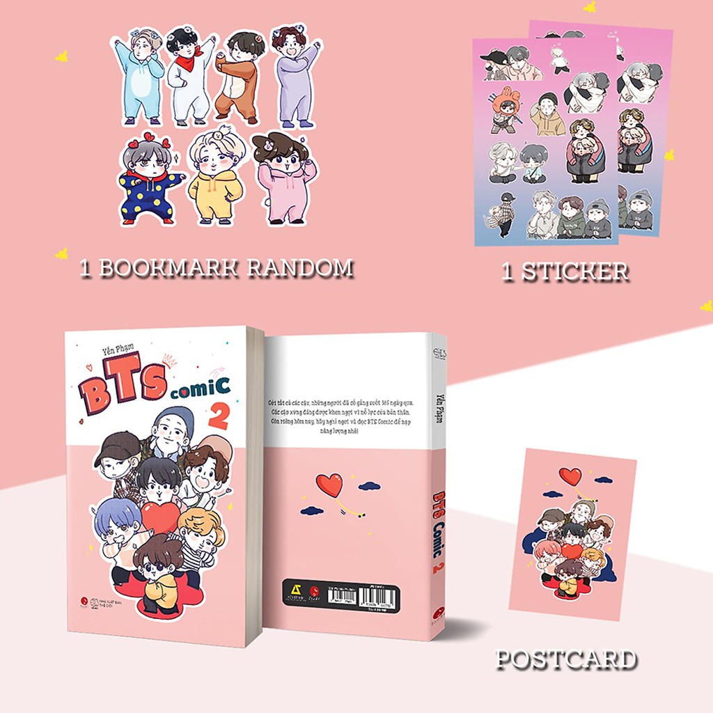 Sách - BTS Comic 2 - Bản Đặc Biệt Tặng Kèm Postcard + Sticker + Bookmark Thành Viên Ngẫu Nhiên Trong BTS | BigBuy360 - bigbuy360.vn