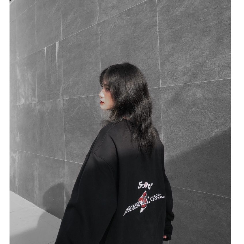 Áo Sweater 5AM ss4.2 họa tiết bóng chày