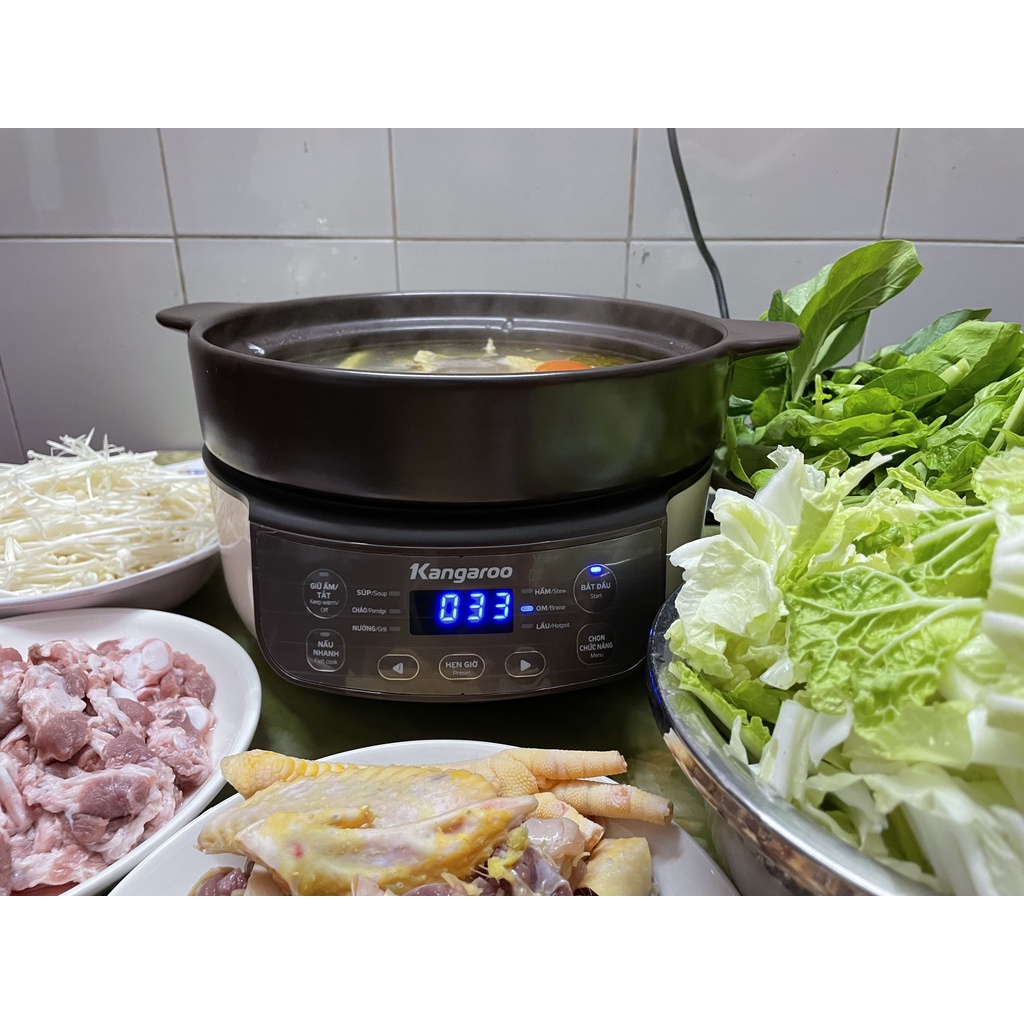 Nồi hầm dưỡng sinh Kangaroo KG3SC1 dung tích 3L