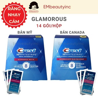 [HỘP FULL] Miếng dán trắng răng Crest 3D Whitestrips Mỹ