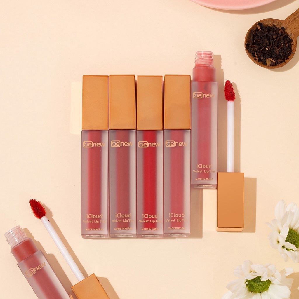 [Hàng chính hãng] Son kem lì kèm dưỡng Benew Icloud Velvet Lip Tint Hàn Quốc 4.3gr