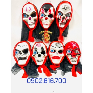 Mặt nạ ma 1 mắt trang trí - hoá trang Halloween có cho bé trai