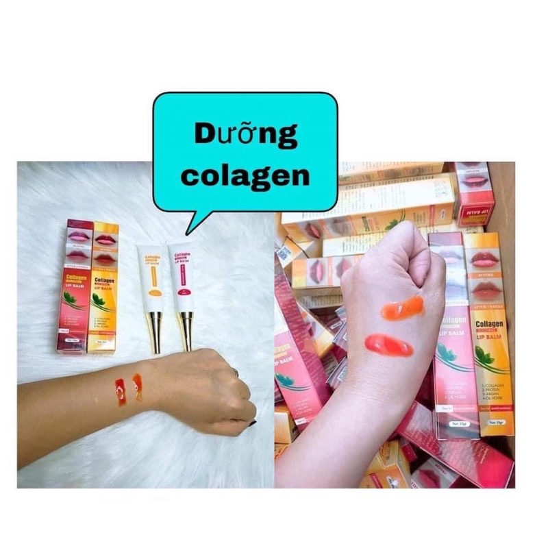 Dưỡng Collagen Lip Balm kích màu môi và chống thâm loang cho môi phun xăm