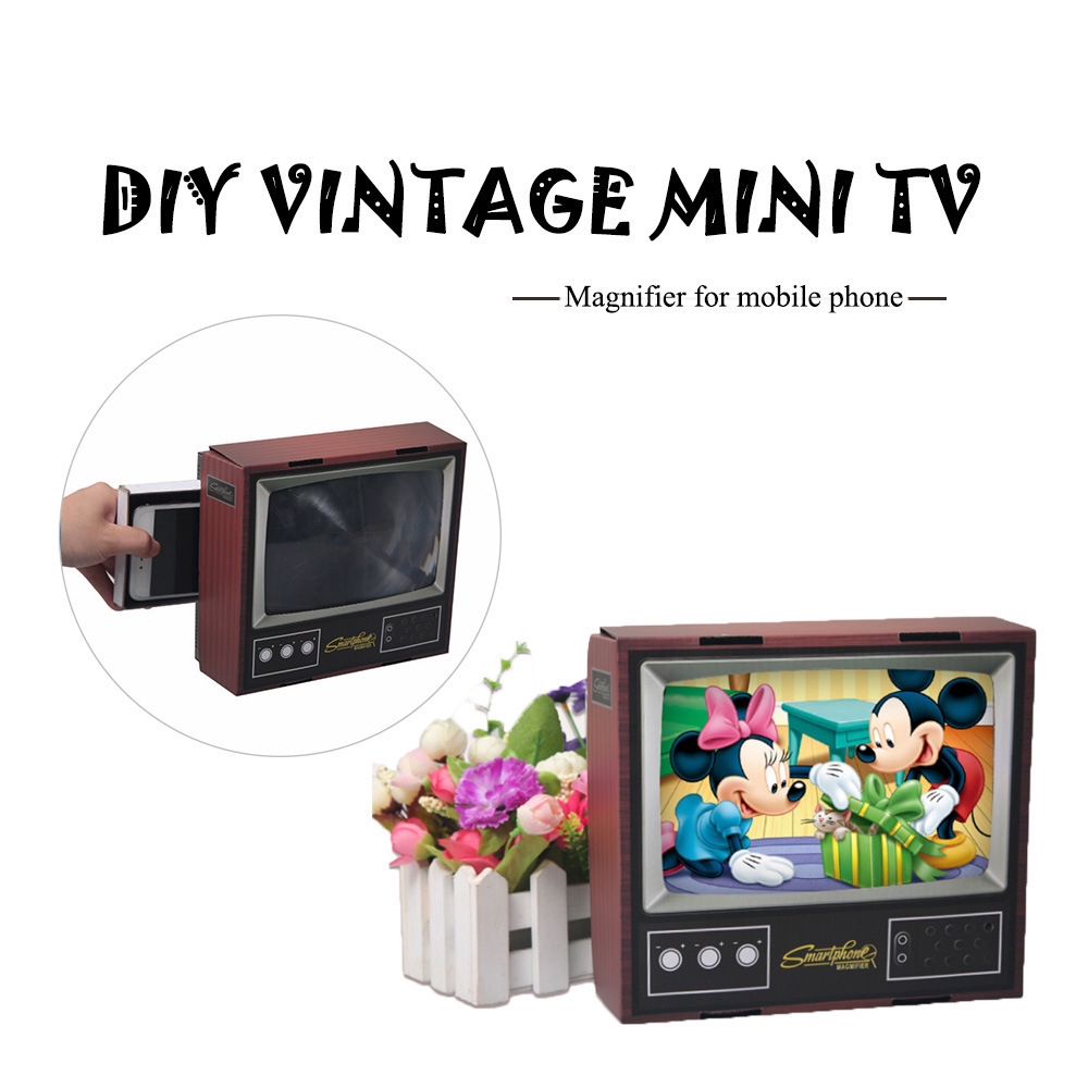 Kính Phóng Đại Màn Hình Điện Thoại Phong Cách Retro