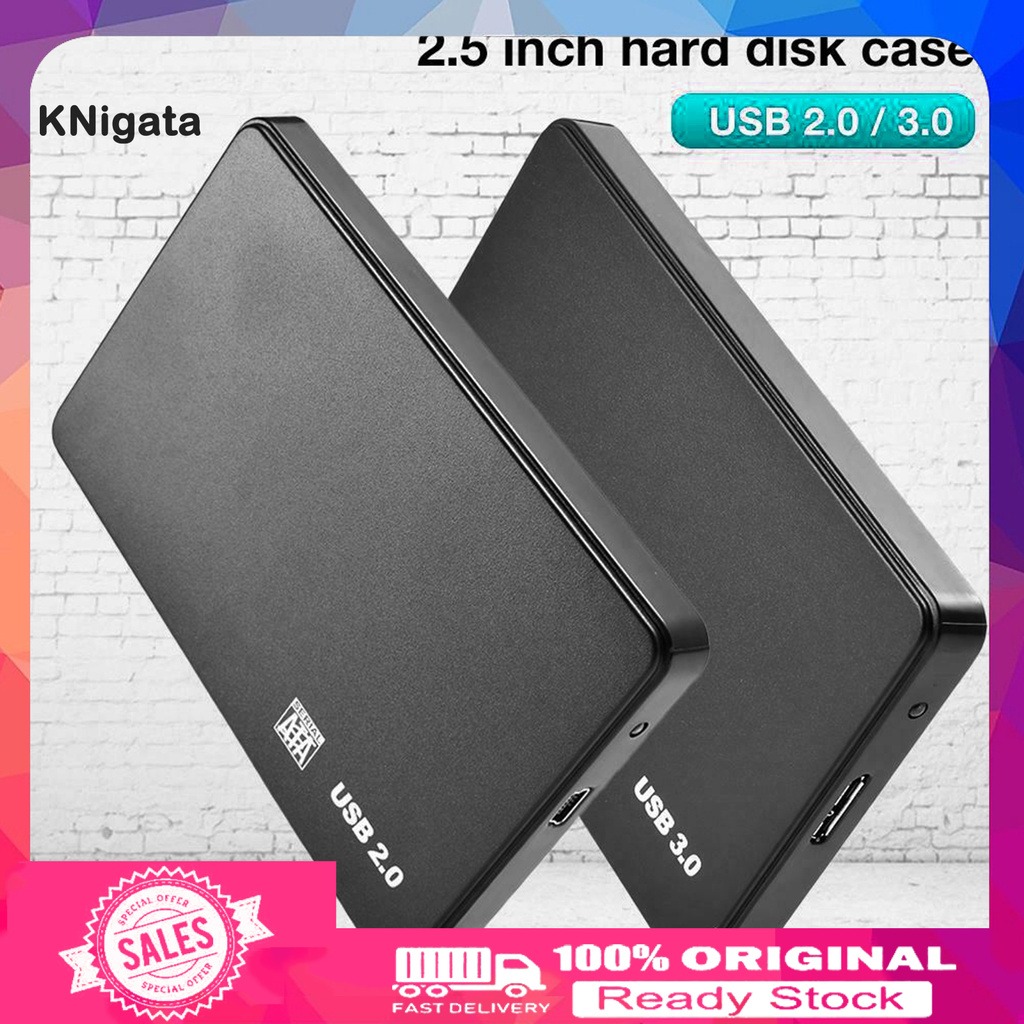 Khay Đựng Ổ Cứng Ngoài 2.5inch Usb3.0 / 2.0 Sata Hdd Ssd Cho Laptop