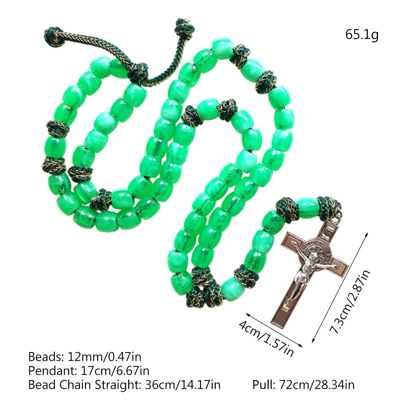 Vòng cổ Mặt Đá Rosary Thời Trang Cho Nam Nữ