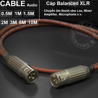 Dây canon 2 đầu cắm cho Micro Mixer SUB DIY 0.5M đến 5M - XLR male to XLR male cable