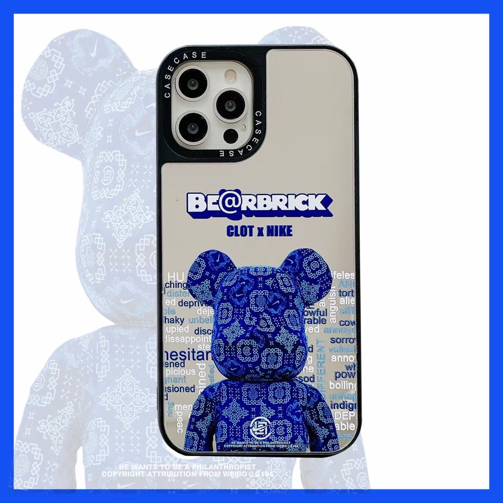 Sang Trọng Ốp Điện Thoại Mặt Gương In Hình Gấu Thời Trang Cho Iphone 12pro Max 12mini 11pro Max Xs Max Xr Se 2020 7 8 Plus | BigBuy360 - bigbuy360.vn