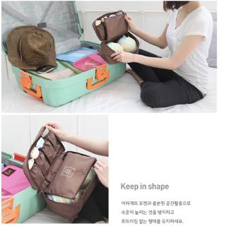 Du Lịch Nữ Cô Gái Mỹ Phẩm Trang Điểm Vệ Sinh Rửa Hộp Bảo Quản Đồ Lót Áo Ngực Túi